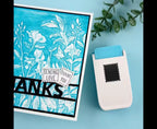 Postage stamp puncher